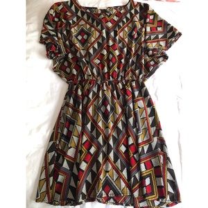 Everly short cinched waist dress by, L